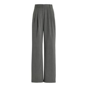 Favorite Daughter Tailored Gray Pinstripe Straight-Leg Pants Size 4